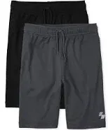 The Children's Place Boys' 2 Pack Mesh Performance Basketball Shorts