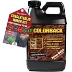 COLORBACK Mulch Colorant Lawn 1 Gallon Brown Color Covering Up To 12,800 Sq Ft