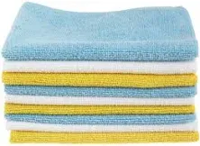 Microfiber Cleaning Cloths, Non-Abrasive, Reusable and Washable, Pack of 24, Blu