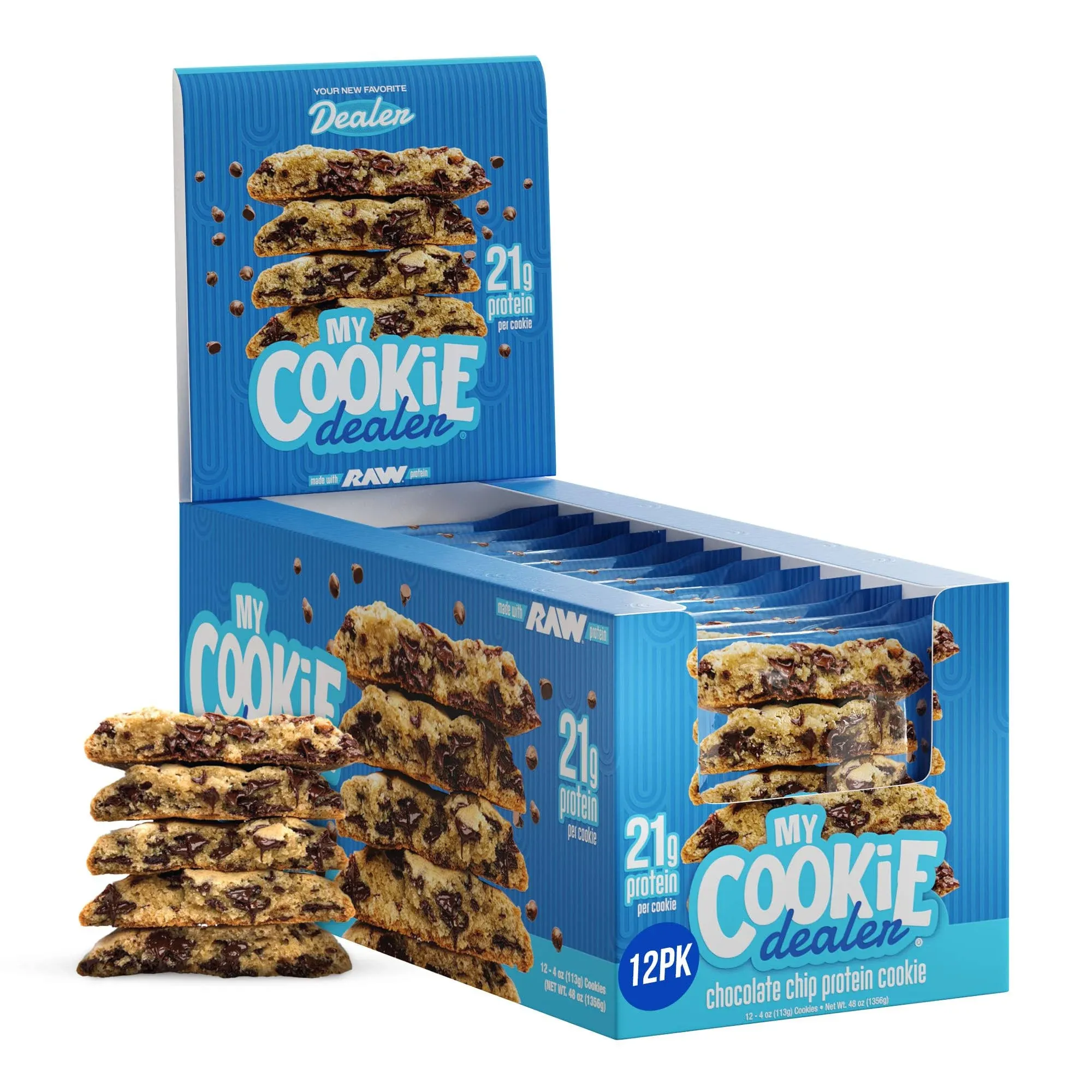 My Cookie Dealer Protein Cookie - Chocolate Chip (12 Cookies)