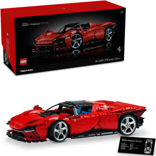 LED Light Kit for 42143 Ferrari Daytona SP3, Light Kit ONLY, Model NOT Included (Remote Control)