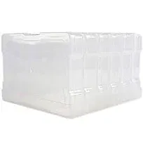 10 Pack Transparent 4" x 6" Photo Storage Boxes