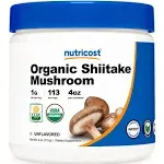 Nutricost, Shiitake Mushroom Powder Organic, 4 oz