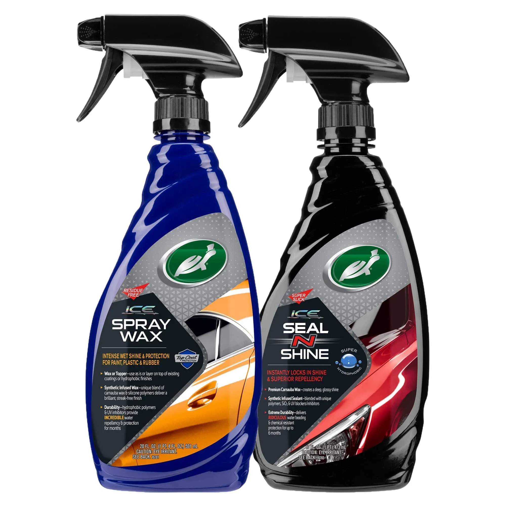 Turtle Wax Ice Seal N Shine & Ice Spray Wax Combo Pack