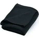 Brookstone 2 in 1 Travel Blanket - Ultra Soft Portable Knitted Throw Blanket with Carrying Case, Size: One size, Black