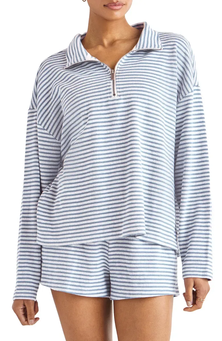 Bisous Quarter Zip Top