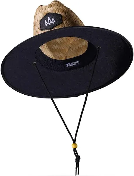 Hemlock Hat Co. Blackout Straw Lifeguard Hat