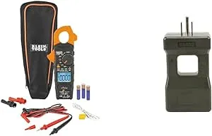 Klein Tools CL445 HVAC Clamp Meter + Klein Tools 69409 Line Splitter