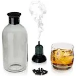 Viski Alchemi 5-Piece Smoked Cocktail Kit, Glass Carafe with Pellet Smoker, Old Fashioned Smoker Kit, Barware Gifts for Him, Anniversary Gifts for Men