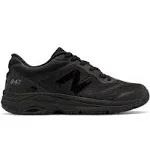 New Balance 847 v4 Athletic Motion Control Walking Shoes - Black