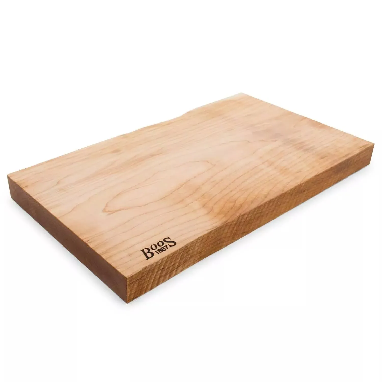 John Boos MPL-RST2112175 21"W x 12"D x 1-3/4" Boos Block Cream Finish with Beeswax Cutting Board