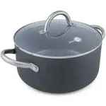 Lima Hard Anodized Healthy Ceramic Nonstick 5QT Stock Pot with Lid, PFAS-Free...