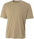 A4 N3142 Men's Cooling Performance T-Shirt - Sand - 2XL