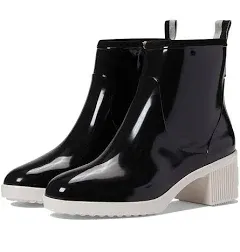 kate spade new york Women&#039;s Puddle Rain Boots Color Black Parchment Size 11M