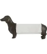 Antiqued Bronze Dachshund Dog Paper Towel Holder - Contemporary - Paper Towel Holders - by Olive Grove | Houzz