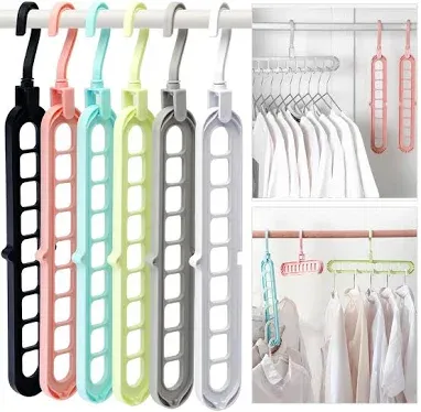 HEYHOUSE Closet Organizers and Storage,Colleg<wbr/>e Dorm Room Essentials,Pac<wbr/>k of 6 Mu