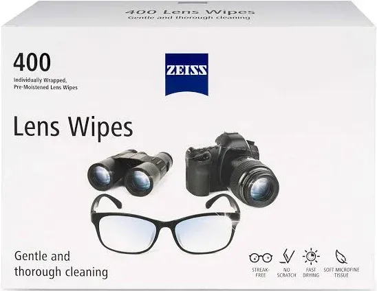 Zeiss Lens Cleaning Wipes Pre-Moistened