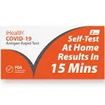 iHealth Covid-19 Antigen Rapid Test (2 Tests)