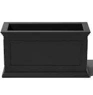 Veradek Brixton Long Planter Box 33" Planter Black