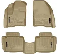 Husky Liners 10-13 Ford Taurus WeatherBeater Combo Tan Floor Liners