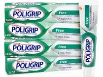 Super Poligrip Zinc Free Denture Adhesive Cream