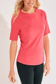 Women's Hightide Short Sleeve Swim Shirt | Magnolia Pink