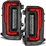 Pair VLAND Full LED Tail Lights For 2021-2023 Ford Bronco w/Sequential Indicator