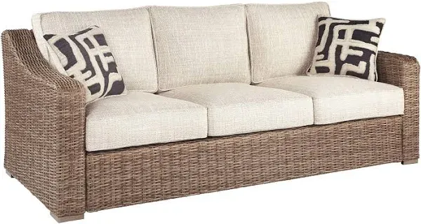 Ashley Beachcroft - Beige - Sofa with Cushion