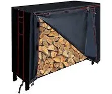 8ft Firewood Log Rack Cover,Oxford Duty Waterproof Outdoor Protection Cover