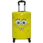 Fast Forward Sponge Bob Luggage 20 Inches Hard-Sided Tween Spinner Carry-On Travel Trolley Rolling Suitcase for Kids