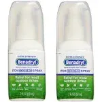 Benadryl Itch Relief Spray Extra Strength 2 oz (Pack of 2)