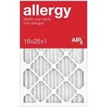 AIRx Allergy 16x25x1 MERV 11 Pleated Air Filter - Made in The USA - Box of 6