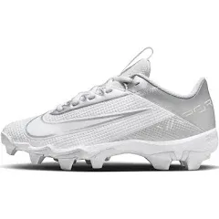 Nike Kids' Vapor Edge Shark 2 Football Cleats, Size 4, Black/White/Black