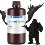 Anycubic Upgraded Standard 3D Printer Resin, 405nm SLA Fast UV-Curing Resin, High Precision & Rapid Photopolymer for 8K Capable LCD/DLP/SLA 3D