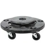 Rubbermaid Commercial Brute Trash Can Dolly, Black