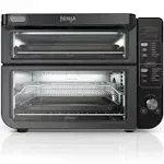 Ninja DCT402BK 13-in-1 Double Oven with FlexDoor, Flavorseal & Smart Finish, Rapid Top Oven