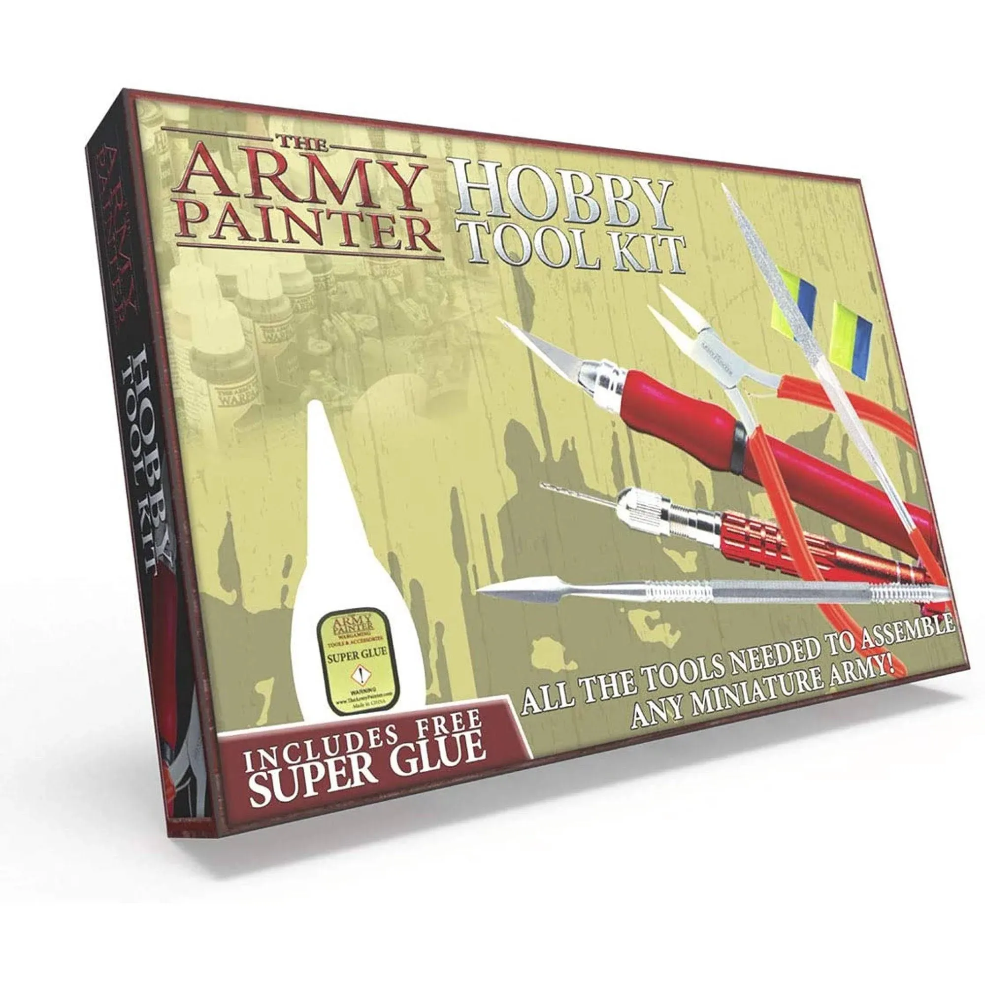 Army Painter HOBBY TOOL KIT Snipes, Drill, Blade, File, Glue #TL5050