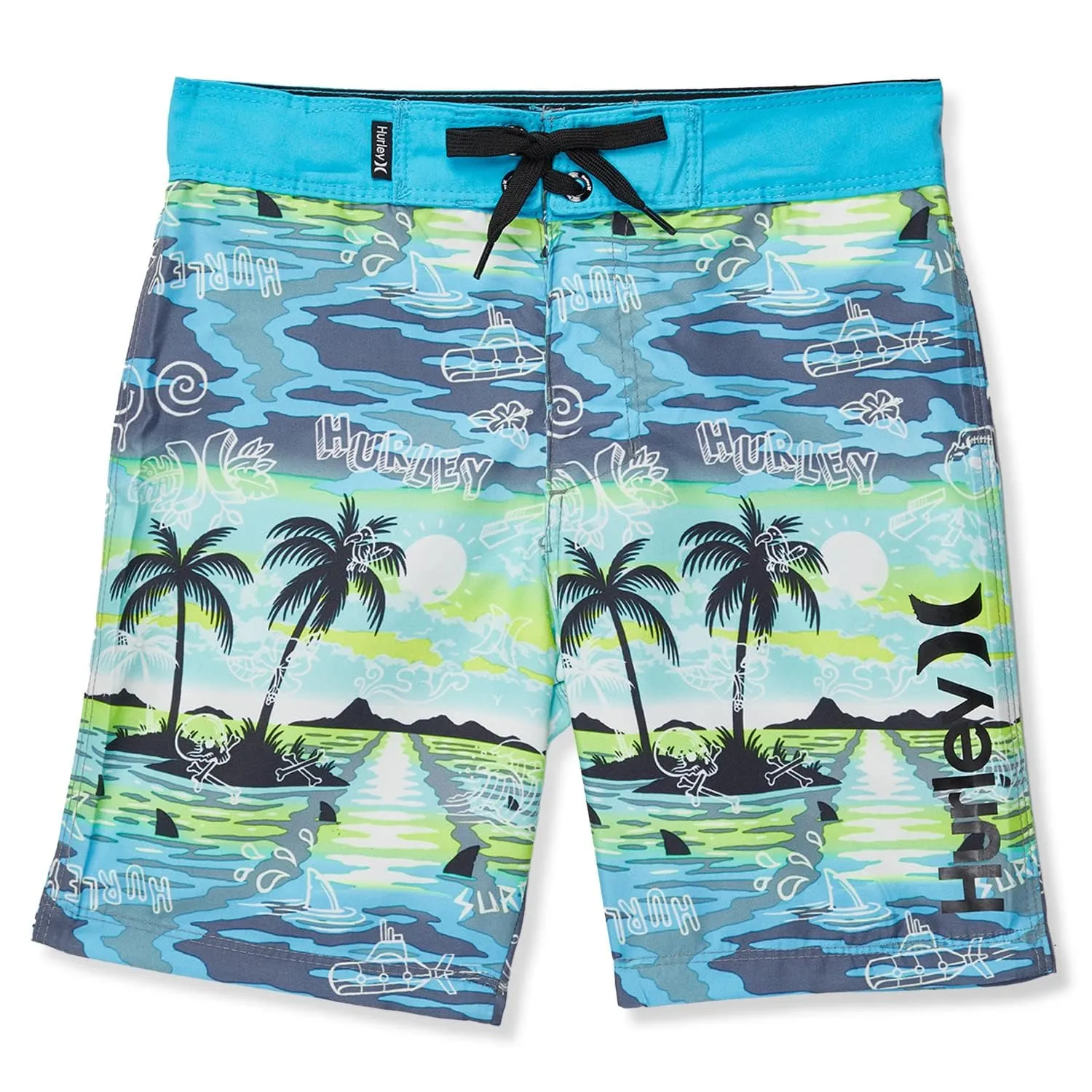 Hurley Boy's Doodle Paradise Boardshorts (Toddler/Little Kids)