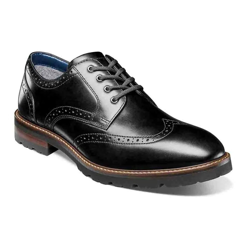 Florsheim Renegade Wingtip Oxford 11.5 Men's Black