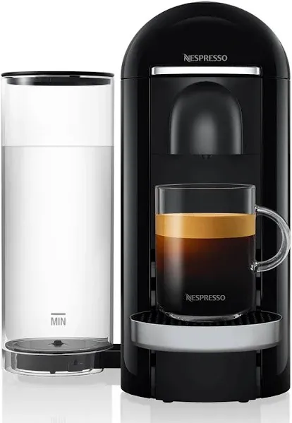 De'Longhi Nespresso VertuoPlus Coffee and Espresso Maker with Aeroccino, Black