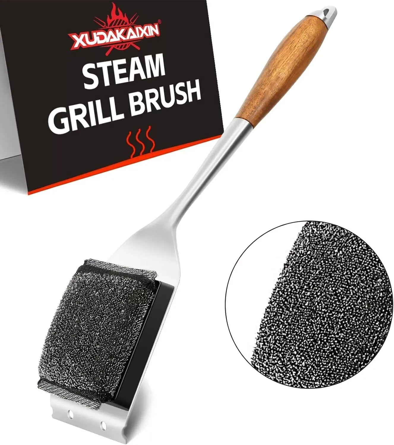 XUDAKAIXIN Bristle Free Steam Grill Brush