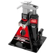 3 Ton, Bottle Jack and Jack Stands in One 6000 Pound All-in-One Car Lift Heavy 