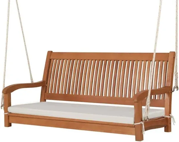 Costway 2-Person Hanging Porch Swing with Cushion