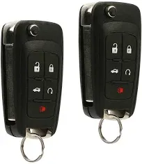 USARemote 2 Key Fob Fits 2010-2017 Buick Allure Encore Lacrosse Regal Verano/chevy Camaro Cruze Equinox Impala Malibu Sonic/gmc Terrain Keyless Entry