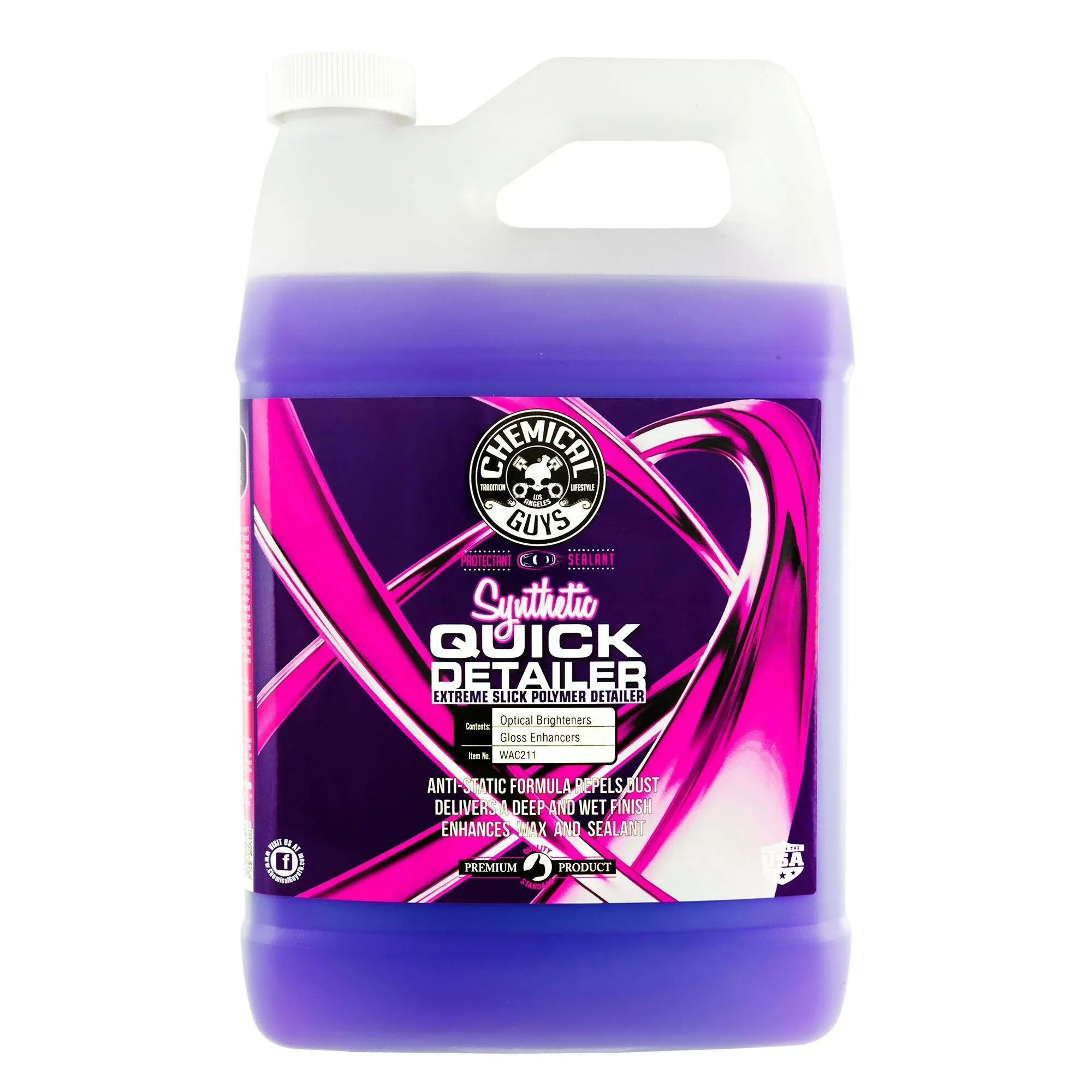 Chemical Guys WAC211 1 Gal Extreme Slick Synthetic Quick Detailer