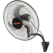 VEVOR 18 inch Wall Mount Fan 3-speed IP44 Waterproof Industrial Wall Fan