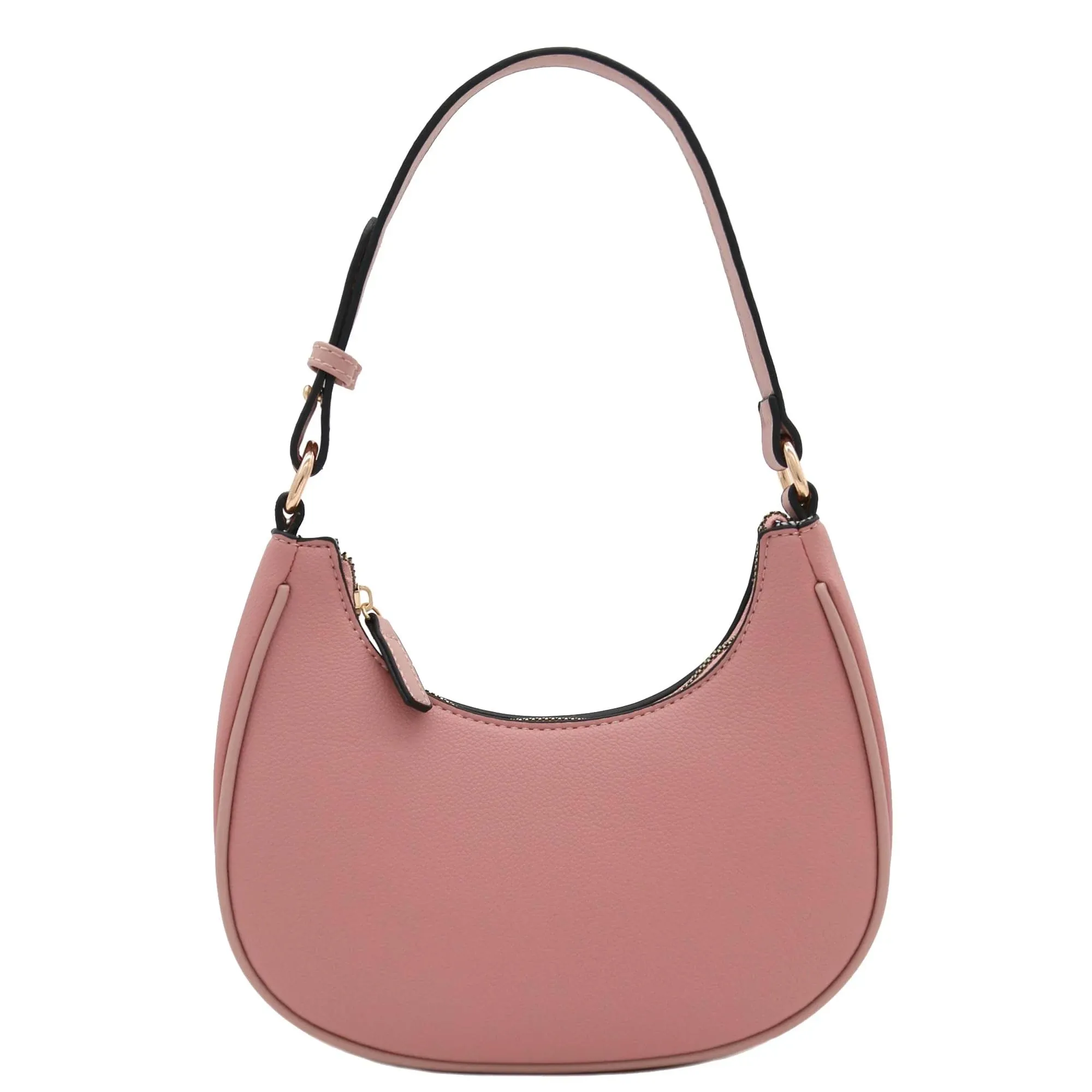 FashionPuzzle Small Crescent Shoulder Bag Underarm Purse