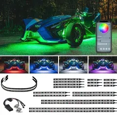 LEDGlow Bluetooth Advanced Million Color Slingshot LED Lighting Kit