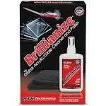 Brillianize Plastic and Glass Cleaning Kit with Circular Knit Microfib