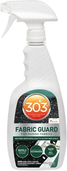 303 Fabric Guard Restores Water and Stain Repellency Safe for All Fabrics 32oz